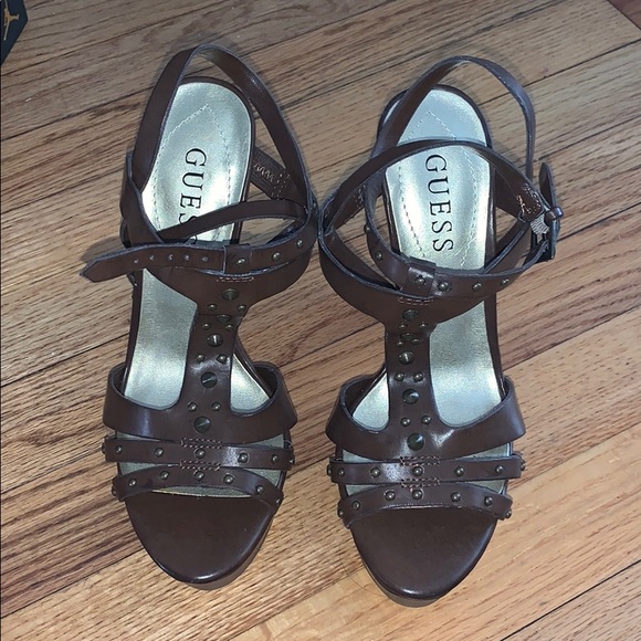women's guess shoes heels